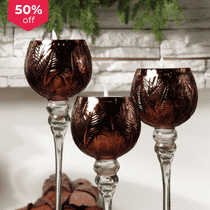 Горящие скидки на подсвечники –50%