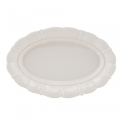 Тарілка "Біла акварель", 24 см (9198-018)