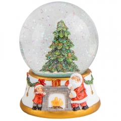 УЦІНКА Сніжна куля "Санта біля каміну" (Бульбашка) (00BR-2007-166)
