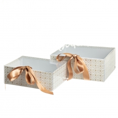Набір з 2-х коробок "Одрі", білий (8517-002)
