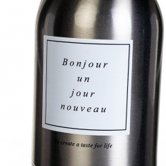 Термос металевий з чохлом «Вітання» (300 мл) (0005J/B)