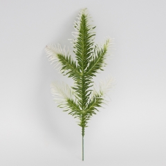 Декоративна гілка "Хвоя з інеєм", 24 см (9256-016)