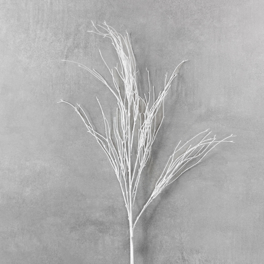 Искусственная ветка, белая, 94 см (9259-028)