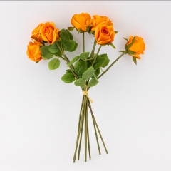 Букет роз, 8 бутонов, оранжевый, 48 см (9259-053)
