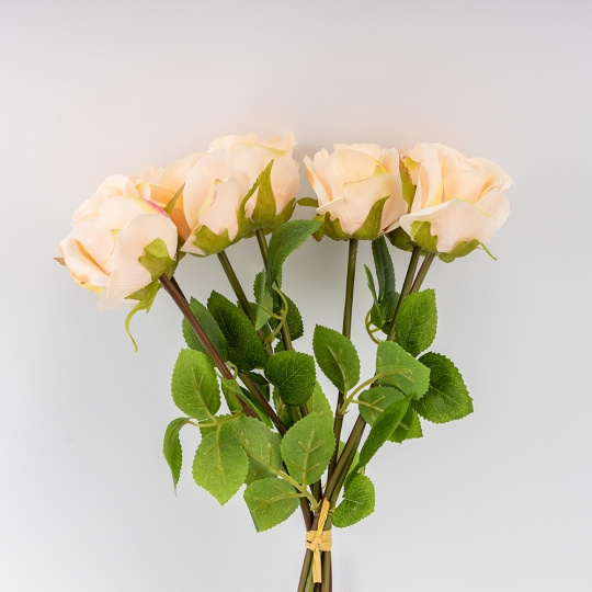 Букет роз, 8 бутонов, кремовый, 48 см (9259-054)