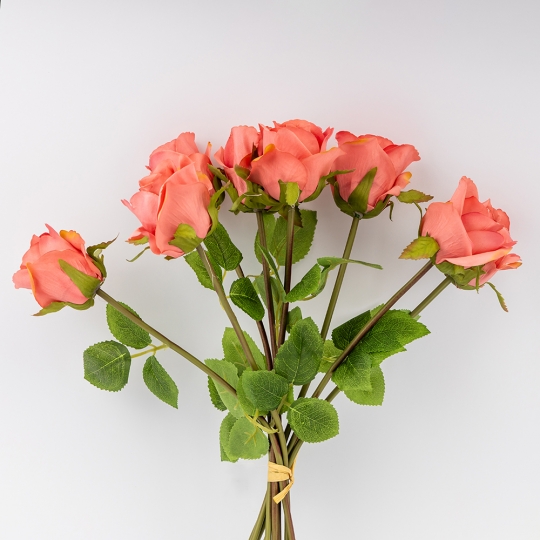 Букет роз, 8 бутонов, темно-розовый, 48 см (9259-055)