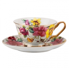 Порцелянова кружка  з блюдцем “Vintage Bloom”, 200 мл (9217-002)