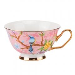 Фарфоровая чашка с блюдцем “Spring Birds”, 200 мл * Рандомный вибор дизайна (9217-004)