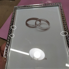 УЦІНКА Фоторамка "Кільця" (17*22 см) (Стерто напилення на рамі) (00BR-005-1N)