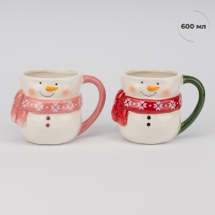 Кружка "Сніговик", 600 мл (6037-002)