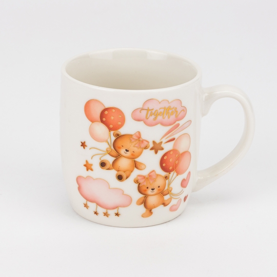 Кружка з блюдцем та ложечкою 