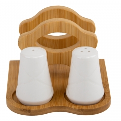 УЦІНКА Набір для спецій "Гармонія смаку", 14 см (Підставка виготовлена з тонкого та делікатного матеріалу, тому є дуже крихкою) (4004-004)