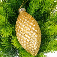 Ялинкова іграшка «Шишка», 7х13см (027NB)