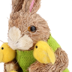 Кролик с цыплятами, 21 см (6018-120)