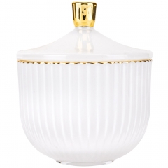 Ємність для зберігання "Коффа", біла, 11 см (9157-010)