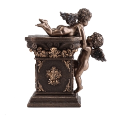 Годинник "Янголятка, що грають", 17 см (74349A4)