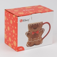 УЦІНКА  Кружка "Різдвяний пряник", 500 мл (Дефект фарбування,невеликий скол) (00BR-6036-013)