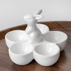 Підставка для яєць "Білі вушка", 15 см (5007-008)