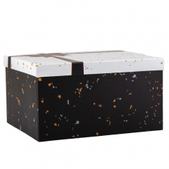 Набор из 10 коробок "Бант", черный, 25,5*30*16,5 см (9076-001)