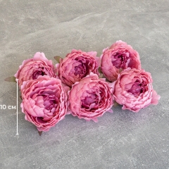 Головка півонії, лілова, 10 см (9222-058)