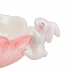 Блюдо "Весняний сад", рожеве, 25 * 11,5 см (5101-003)