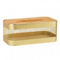 Серветниця "Модерн", золота, 13,5 * 24,5 * 10,5 см (9203-026)