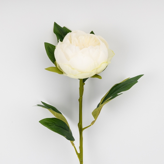 Искусственный пион, белый, 70 см (2026-019/lt.pink) Искусственный пион, белый, 70 см (2026-019/lt.pink)