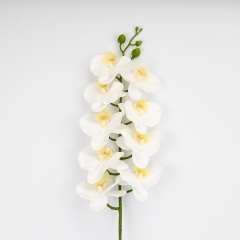 Искусственная орхидея, кремовая, 95 см (2026-021/cream)