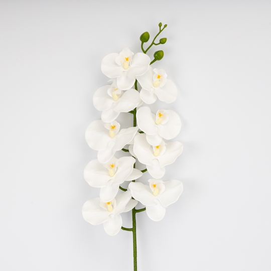 Искусственная орхидея, белая, 95 см (2026-021/white) Искусственная орхидея, белая, 95 см (2026-021/white)