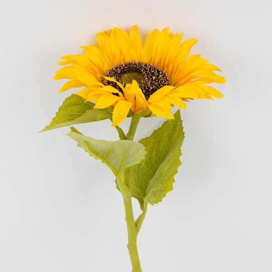Искусственный подсолнух, желтый, 47 см (2026-025/orange) Искусственный подсолнух, желтый, 47 см (2026-025/orange)