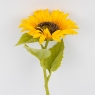 Искусственный подсолнух, желтый, 47 см (2026-025/orange)