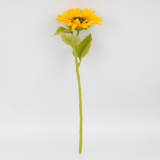 Искусственный подсолнух, желтый, 47 см (2026-025/orange) Искусственный подсолнух, желтый, 47 см (2026-025/orange)