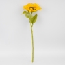 Искусственный подсолнух, желтый, 47 см (2026-025/orange)