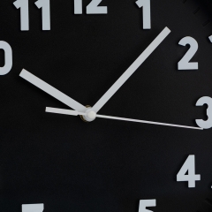 Годинник "Нічні співи", чорний, 30 см (2016-026)