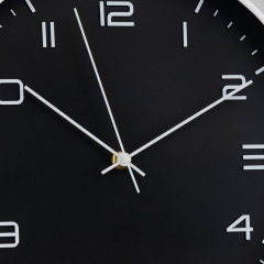 Годинник "Модус", чорно-білий, 30 см (2016-030)