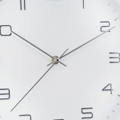 Годинник "Сігма", біло-сріблий, 30 см (2016-031)