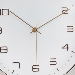 Годинник "Голден так", біло-золотий, 30 см (2016-033)