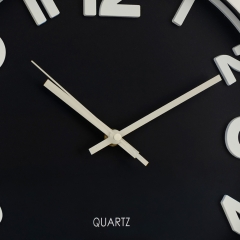 Годинник "Тон", чорно-бежевий, 30 см (2016-037)