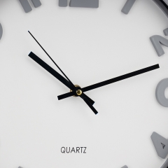 Годинник "Рельєфар", біло-сірий, 30 см (2016-038)