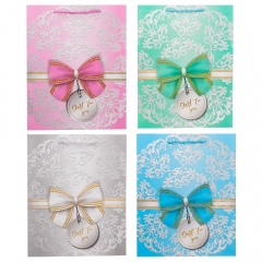 Подарунковий пакет "Елегантний бант", 18*23 см * Рандомний вибір дизайну (9209-007)