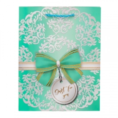 Подарунковий пакет "Елегантний бант", 18*23 см * Рандомний вибір дизайну (9209-007)