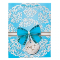 Подарунковий пакет "Елегантний бант", 31*40 см * Рандомний вибір дизайну (9209-009)