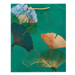 Подарунковий пакет "Золоте гінкго", 26*32 см * Рандомний вибір дизайну (9209-012)