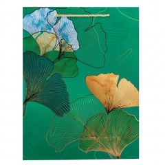 Подарунковий пакет "Золоте гінкго", 31*40 см * Рандомний вибір дизайну (9209-013)