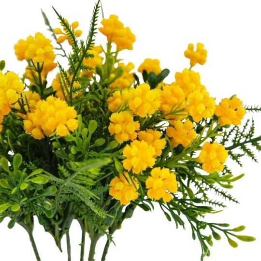 Искусственный букет (23 см) (025FL/yellow)