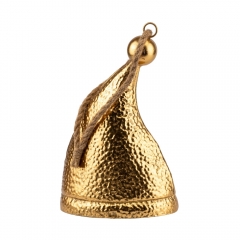 Металевий дзвіночок, золотий, 35 см (6033-001)