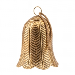 Металевий дзвіночок, золотий, 39 см (6033-002)
