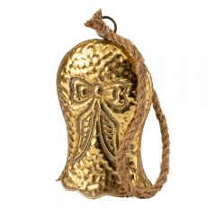 Металевий дзвіночок, золотий, 23 см (6033-005)