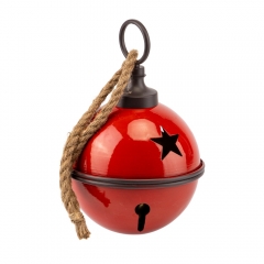 Металевий дзвіночок, червоний, 25 см (6033-008)