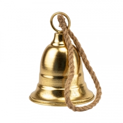 Металевий дзвіночок, золотий, 19,5 см (6033-009)